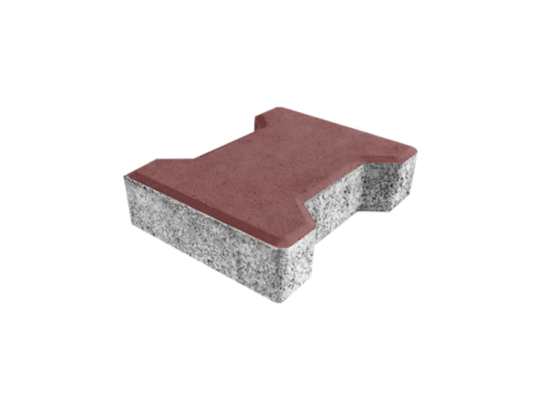 Kırmızı Kilit Parke Taşı 6 cm