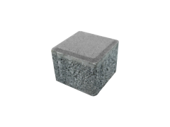 Gri Küp Taşı 10x10 | Modern Dış Mekan Zemini