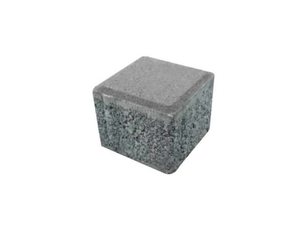 Gri Küp Taşı 10x10 | Modern Dış Mekan Zemini