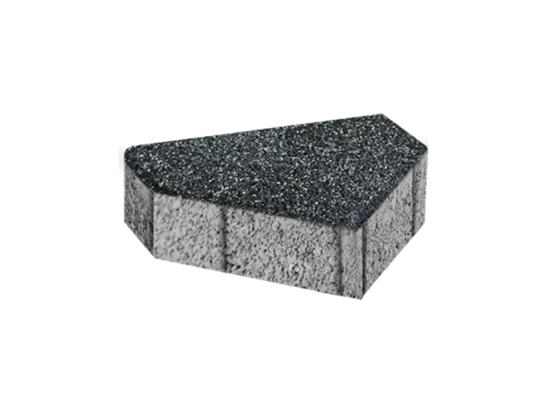 Bazalt Kumlamalı Piramit Parke Taşı