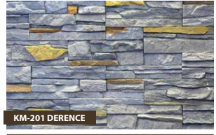 KM-201 Derence Krater Taş Duvar Kaplama