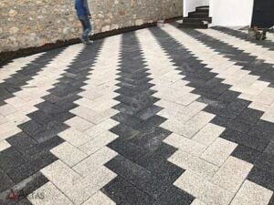 Bazalt Kumlamalı Prizma Parke 10x20 | Şık Dış Mekan Zemini