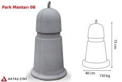 Aktaş Çini Beton Park Mantarı 08 (75x40 cm, 150 kg)