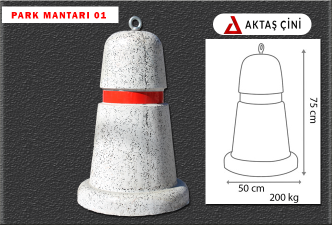 Mozaikli Park Mantarı 75x50 200 Kg
