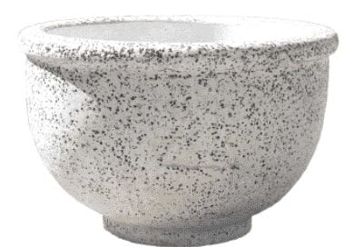 El Yapımı Mozaik Desenli Büyük Beton Saksı (60x60x40 cm)