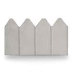 Çim Bordürü Gri 60x30
