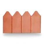 Çim Bordürü 60x30 Kırmızı