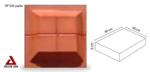 Kolon Şapkası 4 ' lü 40x40*6 cm