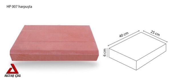 Düz Harpuşta 25x40*6 cm