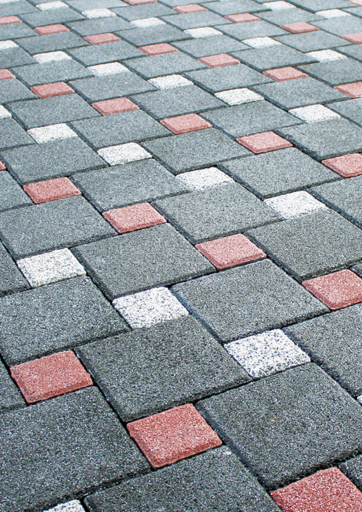 Siyah Kumlamalı Parke Taşı 40x40 | Şık Dış Mekan Zemini