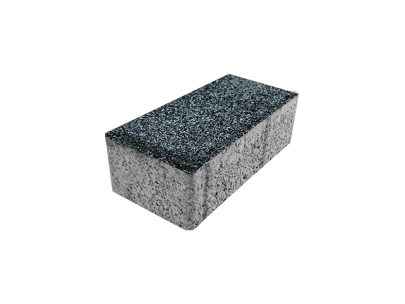 Siyah Kumlamalı Prizma Parke Taşı 10x20x8 cm | Dayanıklı & Kaydırmaz