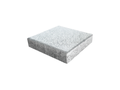 Beyaz Kumlamalı Plak Parke Taşı 15x15*8 cm