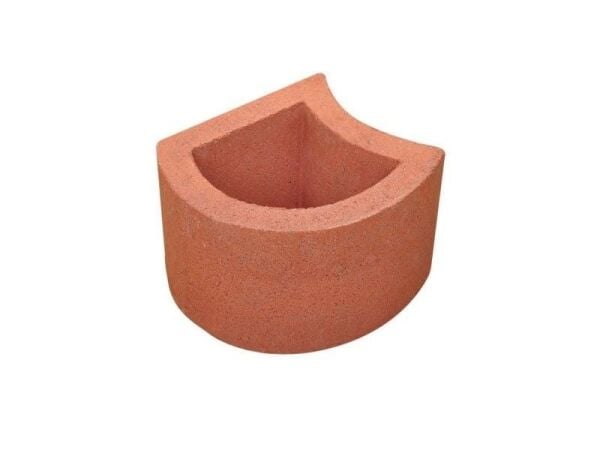 Kırmızı Çizgili Çiçeklik Şev Taşı