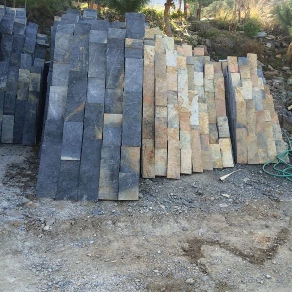 Siyah Ebatlı Duvar kaplama kayrak taşı