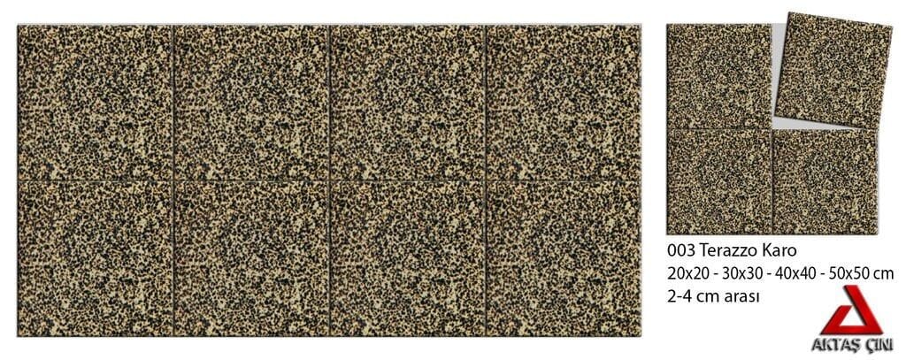 30x30x3 CM Zemin Döşeme Terrazo Karo 03