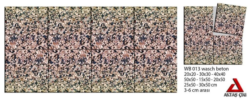 40x40 Wash Beton Hafif Antalya Zemin Kaplama Karoları