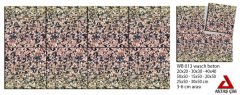 40x40 Wash Beton Hafif Antalya Zemin Kaplama Karoları