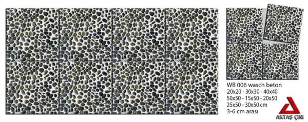 Wash Beton Siyah Dolomit