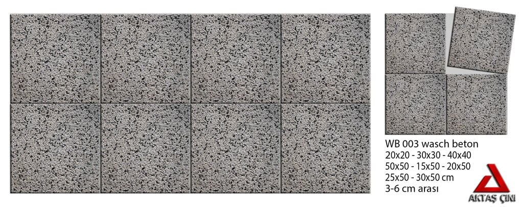 Wash Beton Bol Beyaz Az Siyah