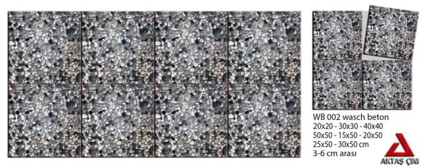 Wash Beton Antalya Çakıllı