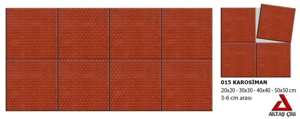 Bal Peteği Desenli Yer Karosu