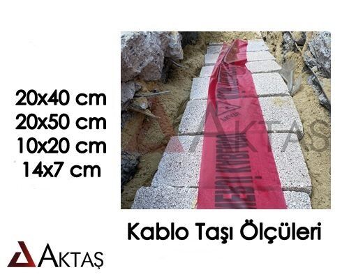 Aktaş Kablotaşı 7x40x14 cm | Dayanıklı ve Şık Kablo Koruması