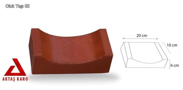 Oluk Taşı 20x10*6
