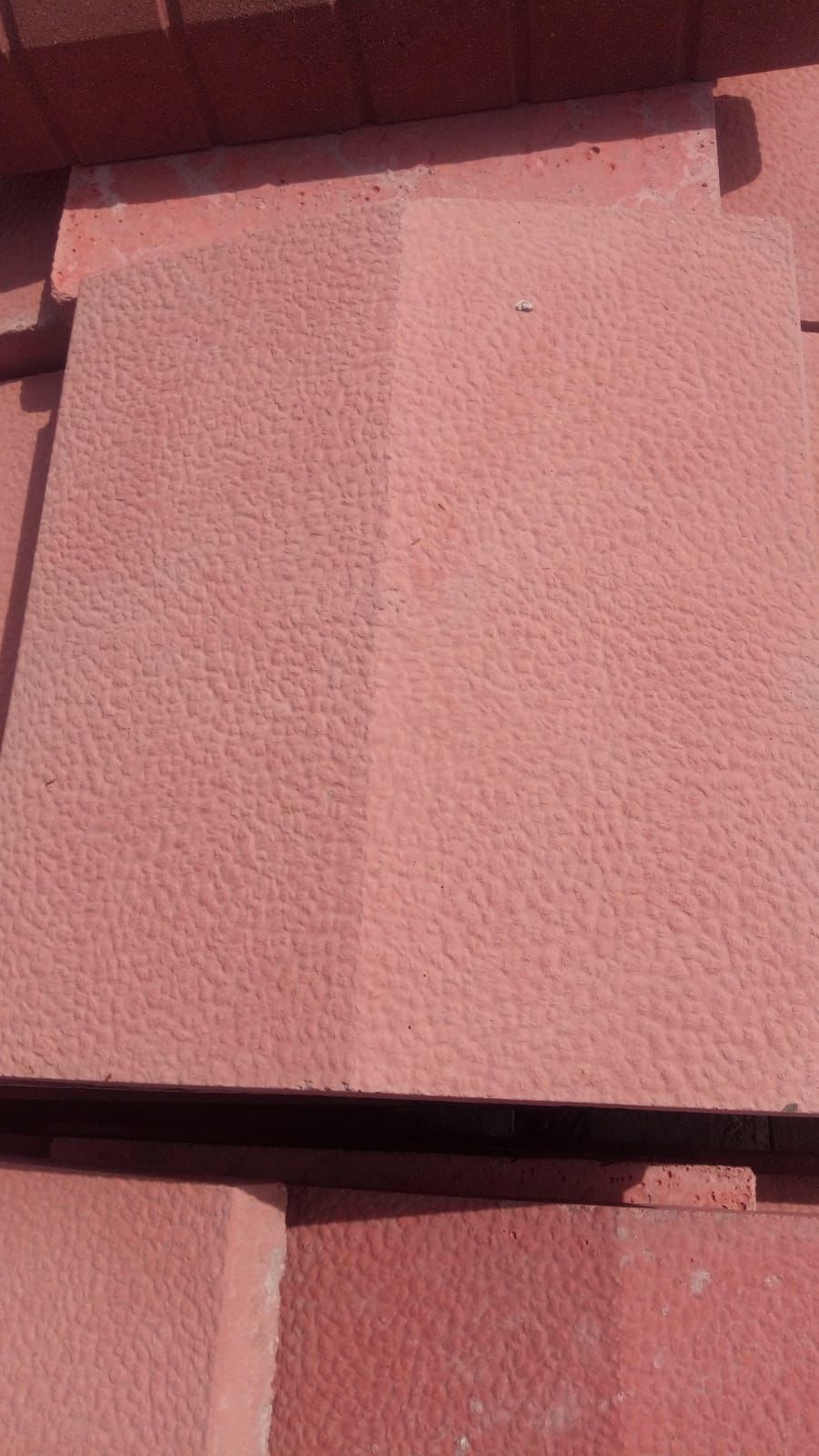 35*40*5 Cm Kırmızı Beton Harpuşta