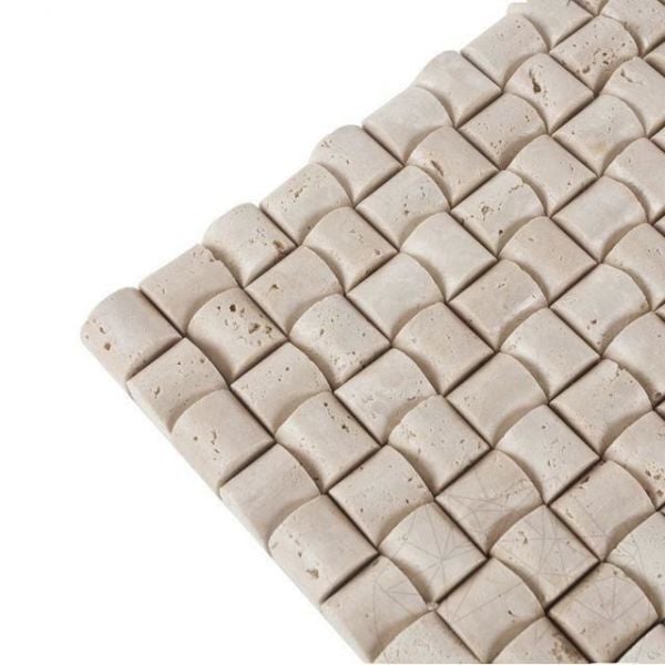 Light Traverten Şeker Mozaik