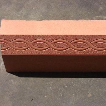 Dekor Taşı Örme Desen Bordür Kırmızı