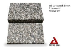 Aktaş Çini WB 034 L Basamak Wash Beton (40x100 cm)
