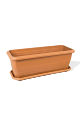 Terra Bahçe Dikdörtgen Saksı - Büyük Boy Takım 60 Lt. (85 X 34 X 25 CM)