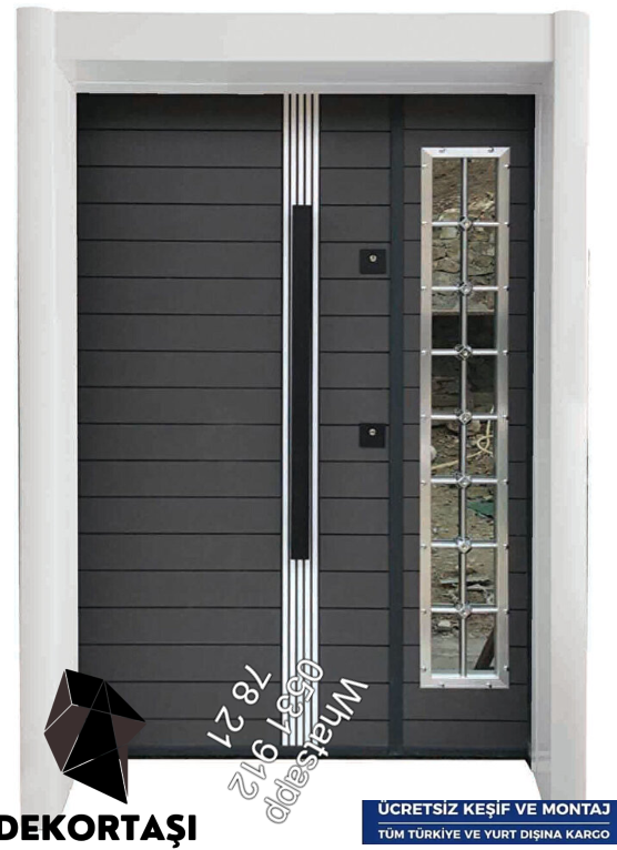Modern Tasarım Çelik Villa Kapısı