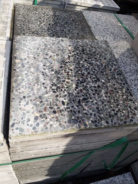 Denizkuyusu Patinatolu Terrazo Karo