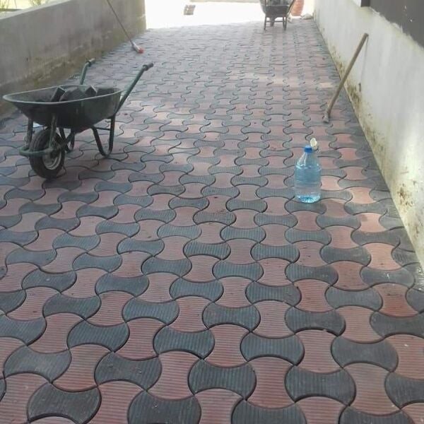 Dekoratif Parke Taşı 4 – Yuvarlak Hatlı Şık Yer Döşeme