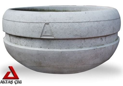 Saksı 13 80x80 | Modern Beton Saksı | Peyzaj Saksı Modeli