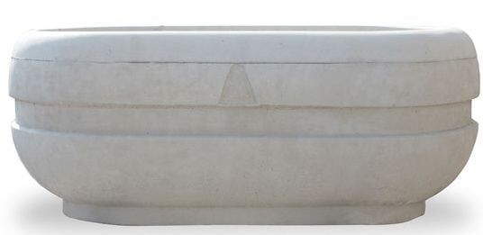 Saksı 06 100x50 | Modern Beton Saksı | Peyzaj Saksı Modeli