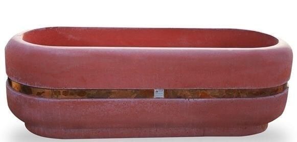 Saksı 03 150x55 | Modern Peyzaj Saksısı | Dış Mekan Beton Saksı