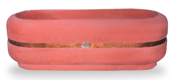 Saksı 01 200x80 | Modern Beton Saksı | Geniş Peyzaj Saksısı