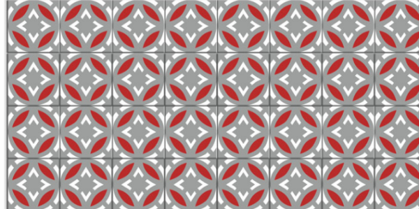 Üçgöze Desenli Karo