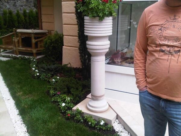 Kandıra Taşı Saksılar | Farklı Tasarımlar | Peyzaj Saksı Modelleri