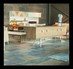 multi color slate zemin