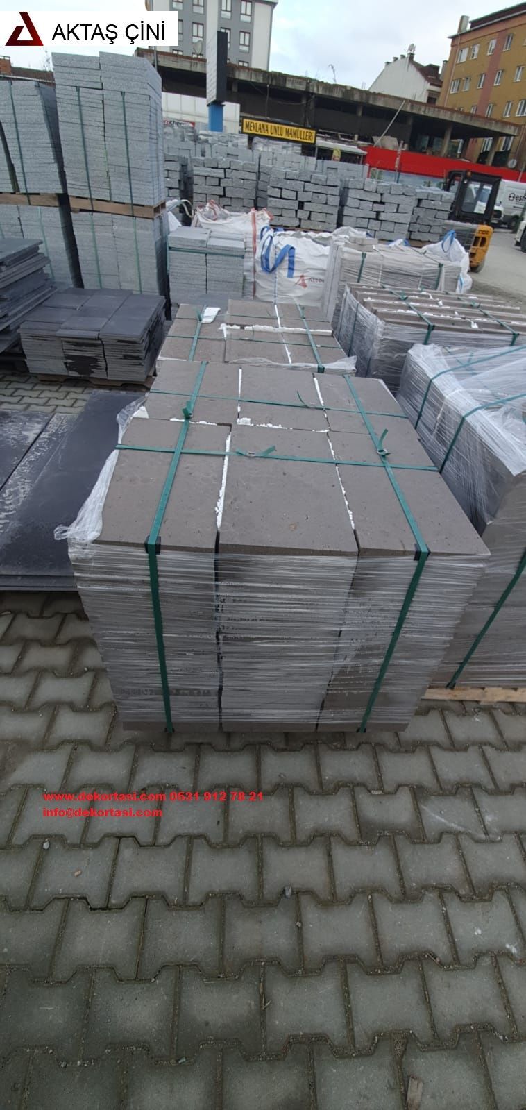 30x60x3 cm Andezit Taşı