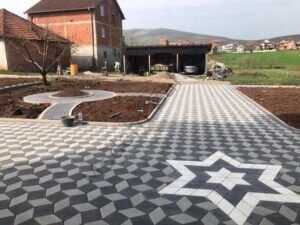 1991 Kilit Taşı - Modern Gri & Antrasit Parke Taşı