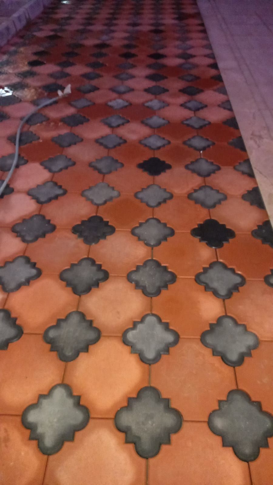 Orkide bahçe yer taşı