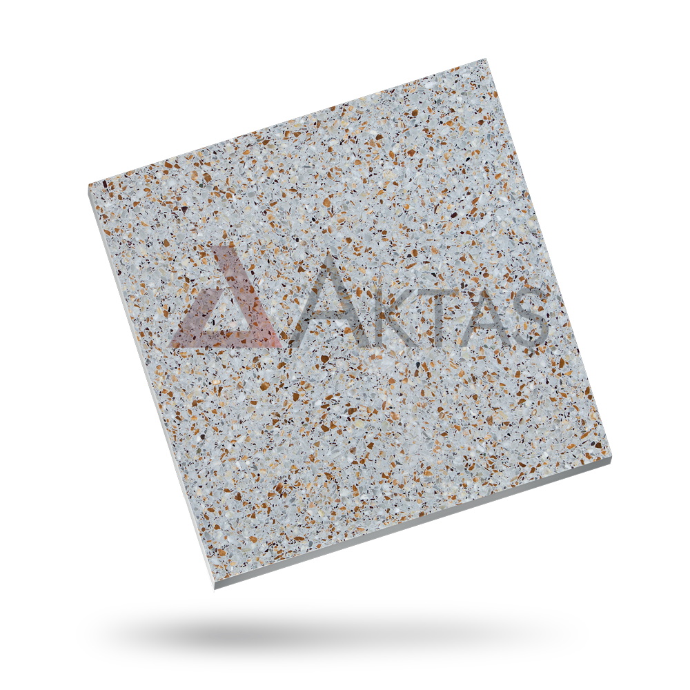 Andezit agregalı terrazo karo