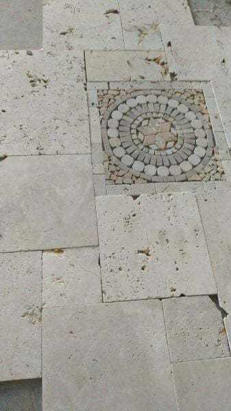 Doğal zemin traverten taşı