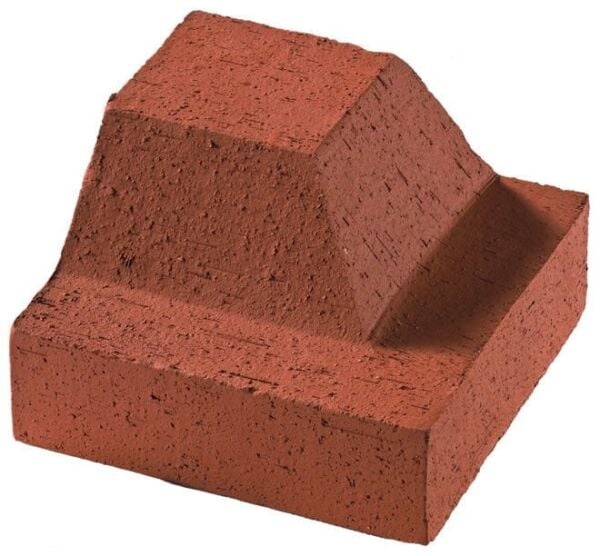 Klinker Bordür Dış Köşe Tuğlası (İnce)