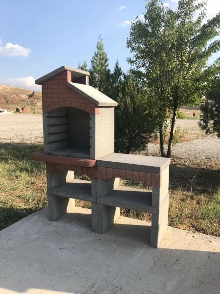 Hazır bahçe barbekü ek masalı