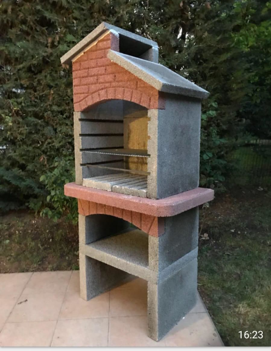 Çatı beton barbekü